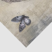 Donkergotische Grunge Girl Decoupage Tissuepapier (Detail)