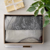 Donkergotische Grunge Girl Decoupage Tissuepapier (Geschenk)