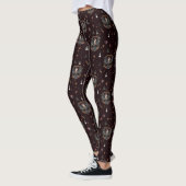 Donkergotische kerstengel leggings (Links)