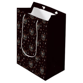 Donkergotische kerstengel medium cadeauzakje