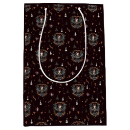 Donkergotische kerstengel medium cadeauzakje