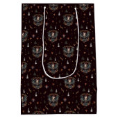 Donkergotische kerstengel medium cadeauzakje (Achterkant)