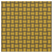 Donkergoud/bruin weef, geweven mandendruk stof (Close Up)