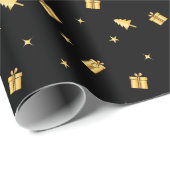 Donkergoud Cadeaupapier (Rol Hoek)