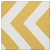 Donkergoud- en witte Chevron Stripe Fabric Stof (Swatch)