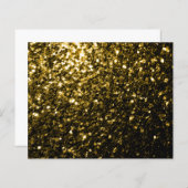Donkergoud geel faux glitter sparkles papier (Voorkant / Achterkant)