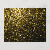 Donkergoud geel faux glitter sparkles papier (Voorkant)
