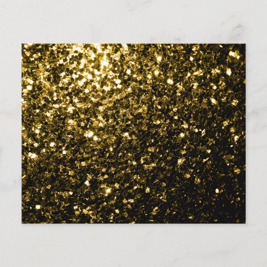 Donkergoud geel faux glitter sparkles papier (Voorkant)