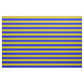 Donkergoud, royal blue stipe, strepen stof (Fat Quarter)