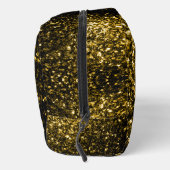 Donkergouden faux glitter schittert toilettasje (Rechts)