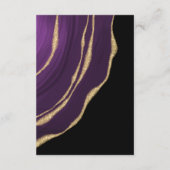 Donkergouden paarse agaat informatiekaartje (Achterkant)