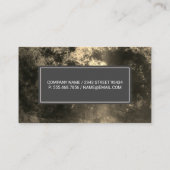 Donkergouden textuur achtergrond afsprakenkaartje (Achterkant)