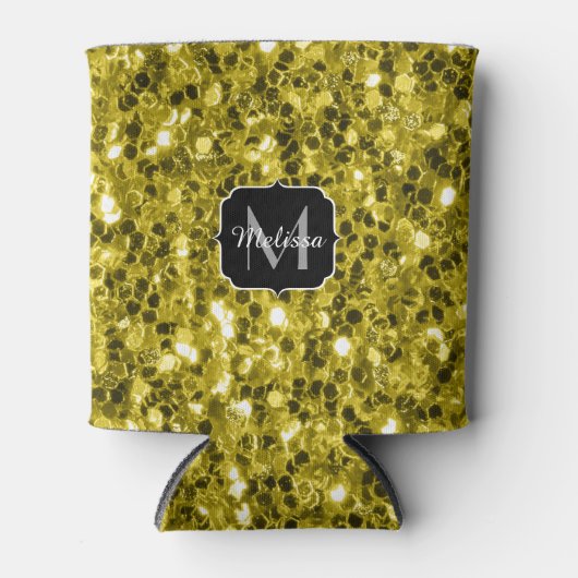 Donkergoudgele nevel blikjeskoeler (Voorkant)