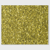 Donkergoudgele nevel cadeaupapier (Vlak)