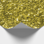 Donkergoudgele nevel cadeaupapier (Hoek)