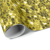 Donkergoudgele nevel cadeaupapier (Rol Hoek)