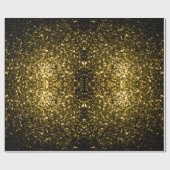 Donkergoudgele nevel cadeaupapier (Vlak)