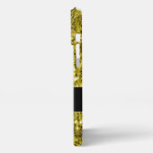 Donkergoudgele nevel iPhone hoesje (Linkerkant)