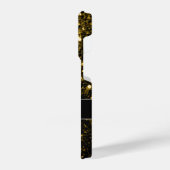 Donkergoudgele nevel iPhone hoesje (Linkerkant)