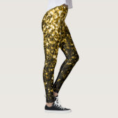 Donkergoudgele nevel leggings (Rechts)