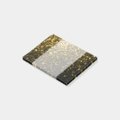 Donkergoudgele nevel post-it® notes (Schuin)