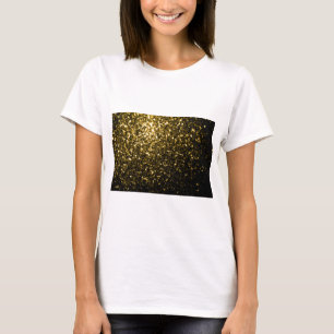 Donkergoudgele nevel t-shirt