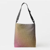 Donkergoudroze gradiënt Glitters Cross-body Bag Crossbody Tas (Achterkant)