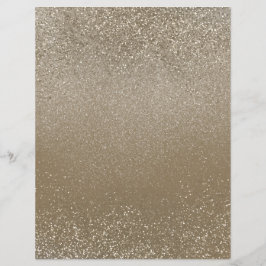 Donkergoudschimmer Glitter Dust Scrapbook Paper