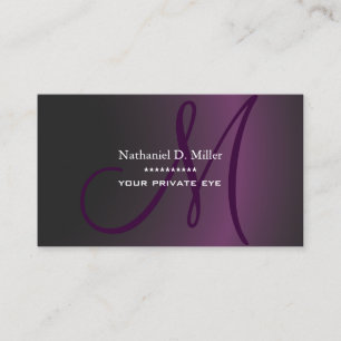 Donkergradiënt Paars/DIY Visitekaartje