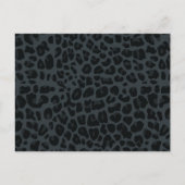 donkergrijs afdrukpatroon briefkaart (Voorkant)