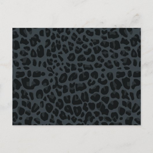 donkergrijs afdrukpatroon briefkaart (Voorkant)
