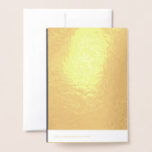 Donkergrijs Blauw Aangepaste gepersonaliseerde ver Folie Kaarten (Met envelop)