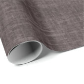 Donkergrijs bruin linnen cadeaupapier (Rol Hoek)