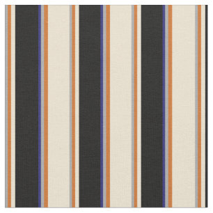 Donkergrijs, chocolade, beige, zwart en donkerblau stof