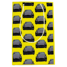 Donkergrijs Elektrisch voertuig SUV Auto Geel