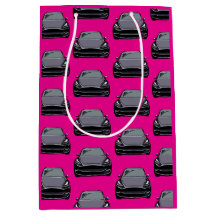 Donkergrijs Elektrisch voertuig SUV Auto Roze