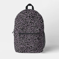 Donkergrijs en gedempte houtskool luipaardprint
