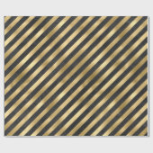 Donkergrijs en goudgrunge wijn cadeaupapier (Vlak)