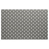 Donkergrijs en wit flesje De Lis Pattern Stof (Yard (91,4 cm))