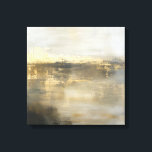 Donkergrijs Goud Beige Abstract Schilderij Canvas<br><div class="desc">Doordrenk uw ruimte met de fascinerende allure van de "Dark Grey Gold Beige Abstract Schilderij Canvas Art." Dit vierkante canvas kunststuk heeft een prachtig abstract ontwerp dat de serene schoonheid van een oceaanhorizon oproept. Het onderste deel van het doek is een rijk donkergrijs, naadloos overgaand naar een ivoren tint aan...</div>