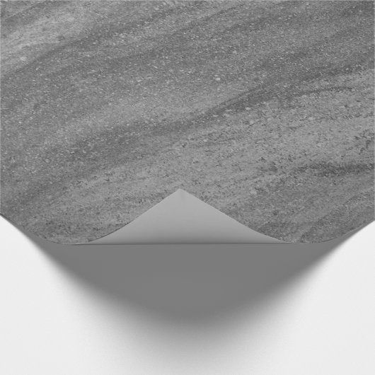 Donkergrijs graniet-omlooppapier cadeaupapier (Hoek)