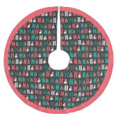 Donkergrijs Ho Ho Armadillo Kerstboom Rok (Voorkant)