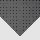 Donkergrijs Met Zwarte Stippen Tissuepapier (Detail)