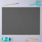 Donkergrijs Met Zwarte Stippen Tissuepapier (Craft)