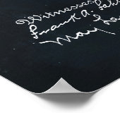 Donkergrijs | Octrooi voor verbrandingsmotoren Poster (Hoek)