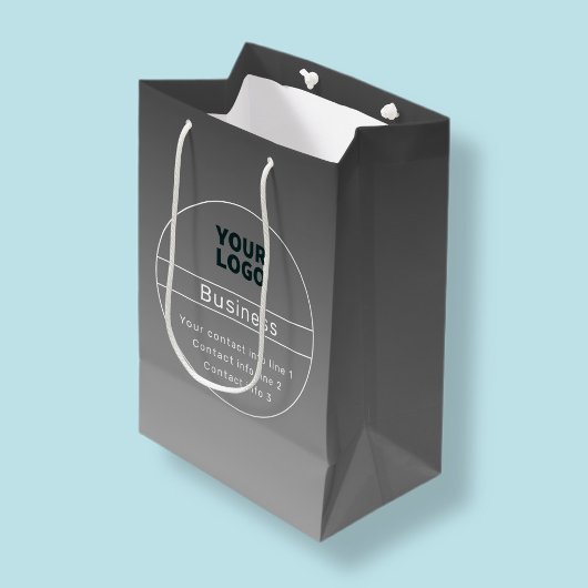 Donkergrijs Ombre & Business etc. Contactgegevens Medium Cadeauzakje