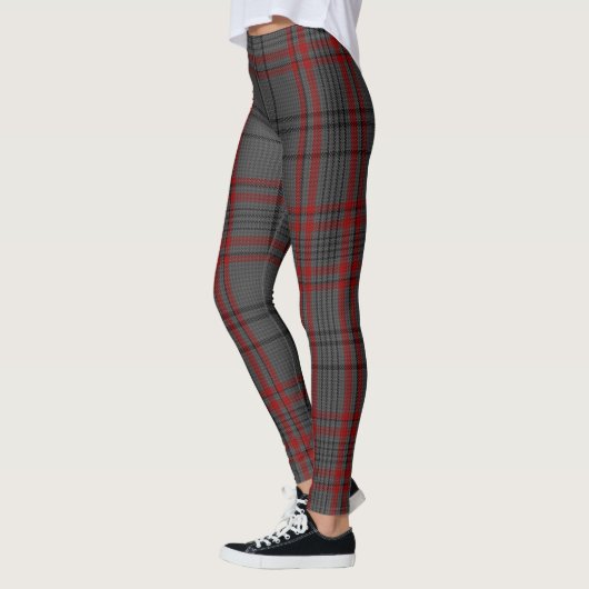 Donkergrijs Rood Giant Tartan Pset Leggings (Links)