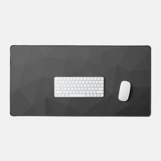 Donkergrijs verloop geometrisch maaspatroon bureaumat (Keyboard & Muis)