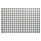 Donkergrijs & wit geruit gingham stof (Fat Quarter)