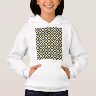 Donkergrijs, zwart, geel Ikat Diamonds, afkomstig